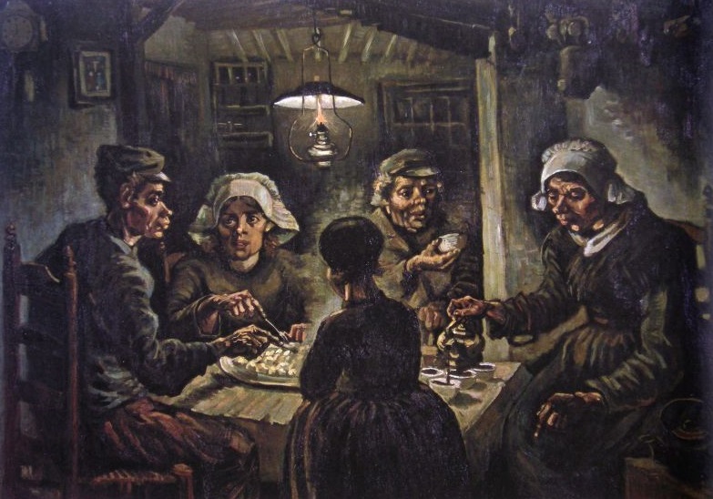 van gogh patates yiyen köylüler ile ilgili görsel sonucu