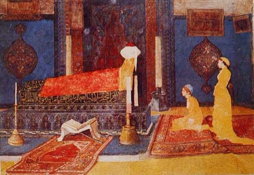 osmanhamdi-bey-turbe-ziyaretinde-iki-genc-kiz1890